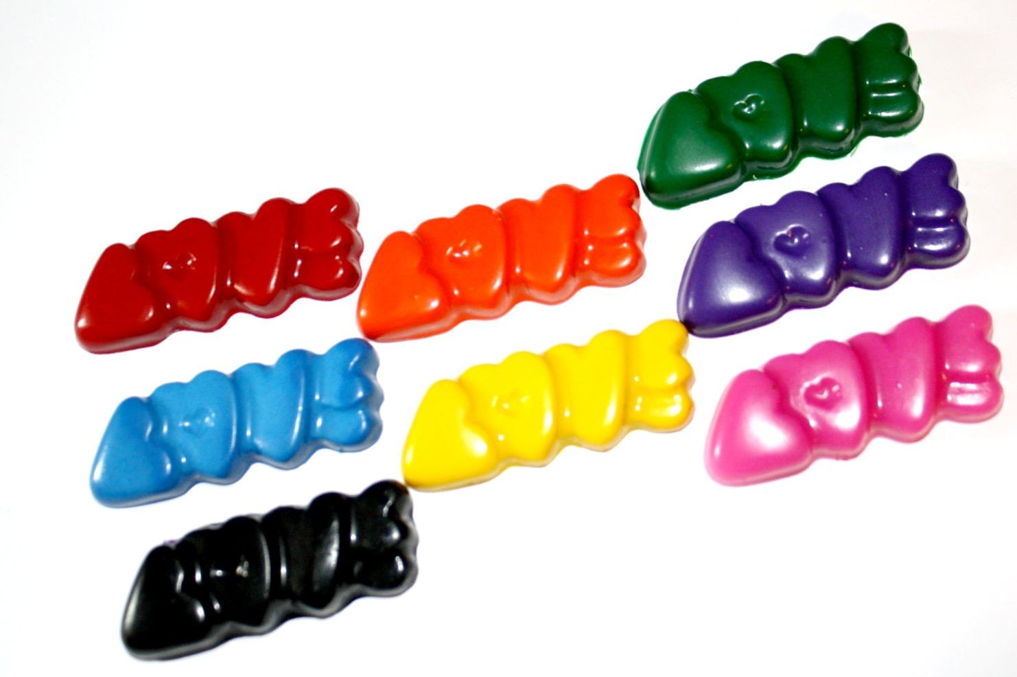 SET of 8 LOVE Crayons- Doodle R Us