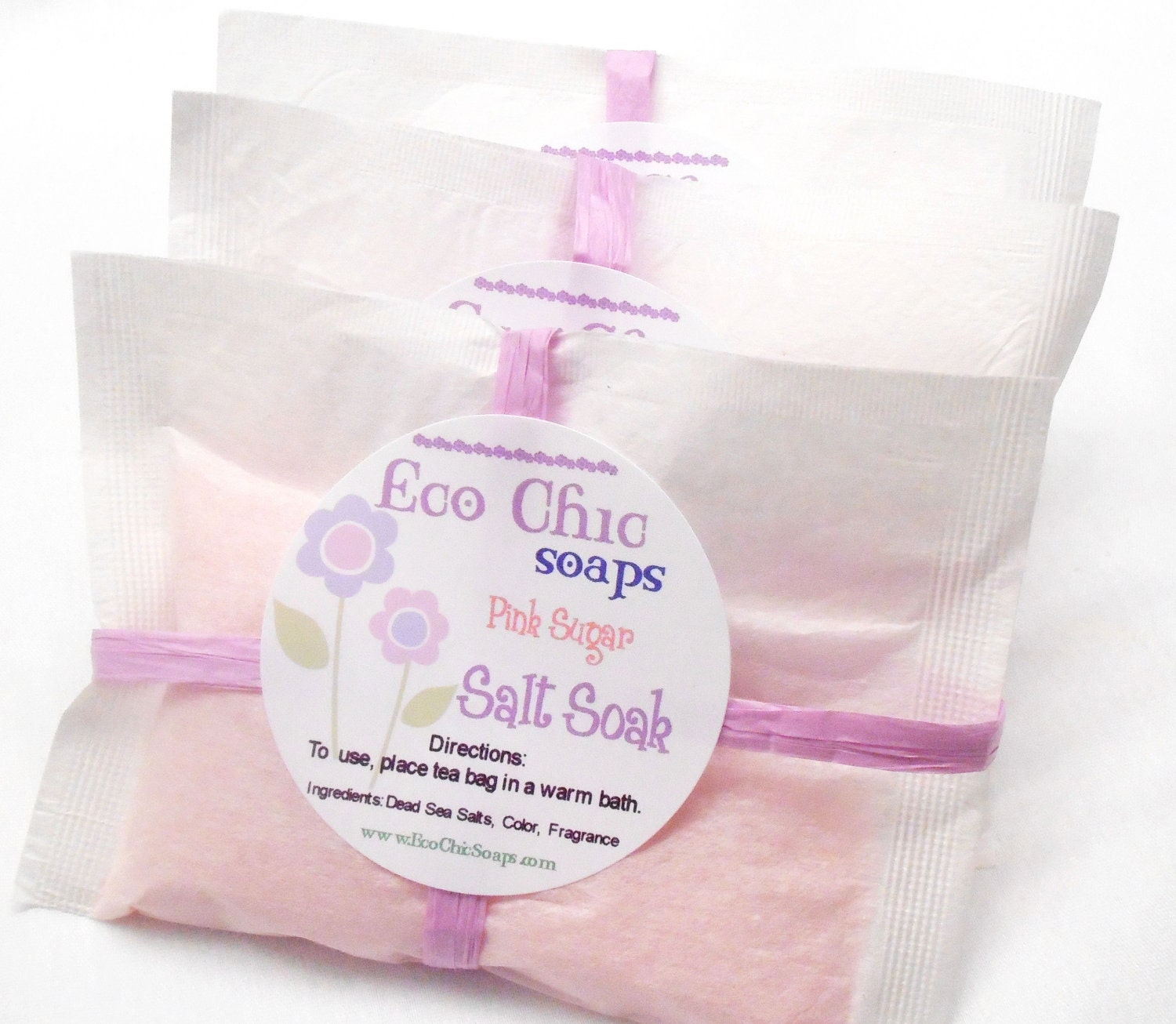 Bath and Beauty - Salt Soak - Sea Salts - Pink Sugar - Vegan
