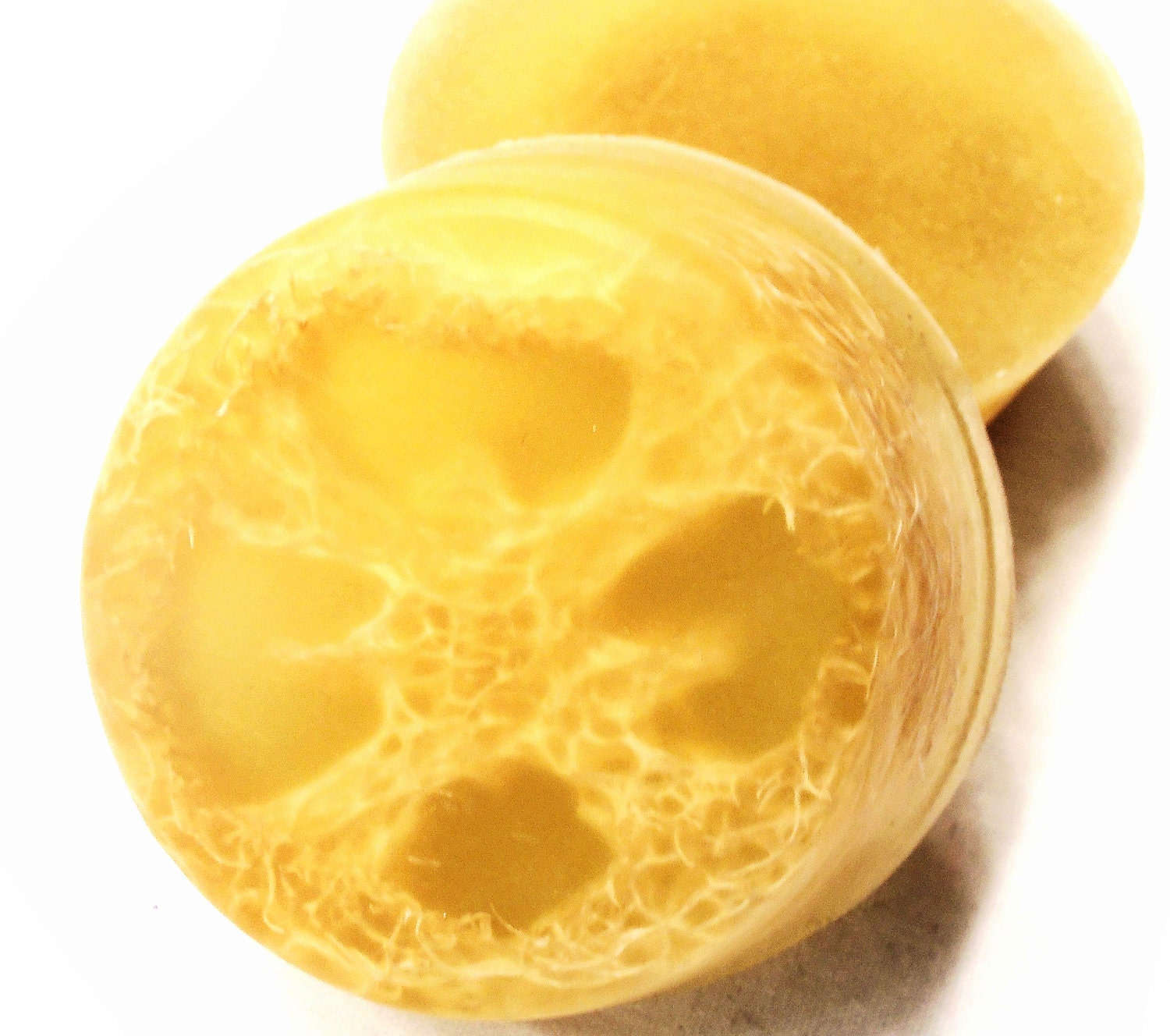 Loofah Soap - Natural Exfoliating Scrubby Soap - Loofah Fresh Lemon Scrubby Soap with Pumice