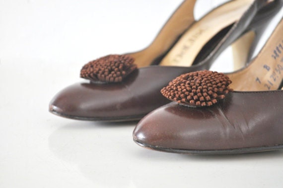 Vintage Palter DeLiso Brown Pumps