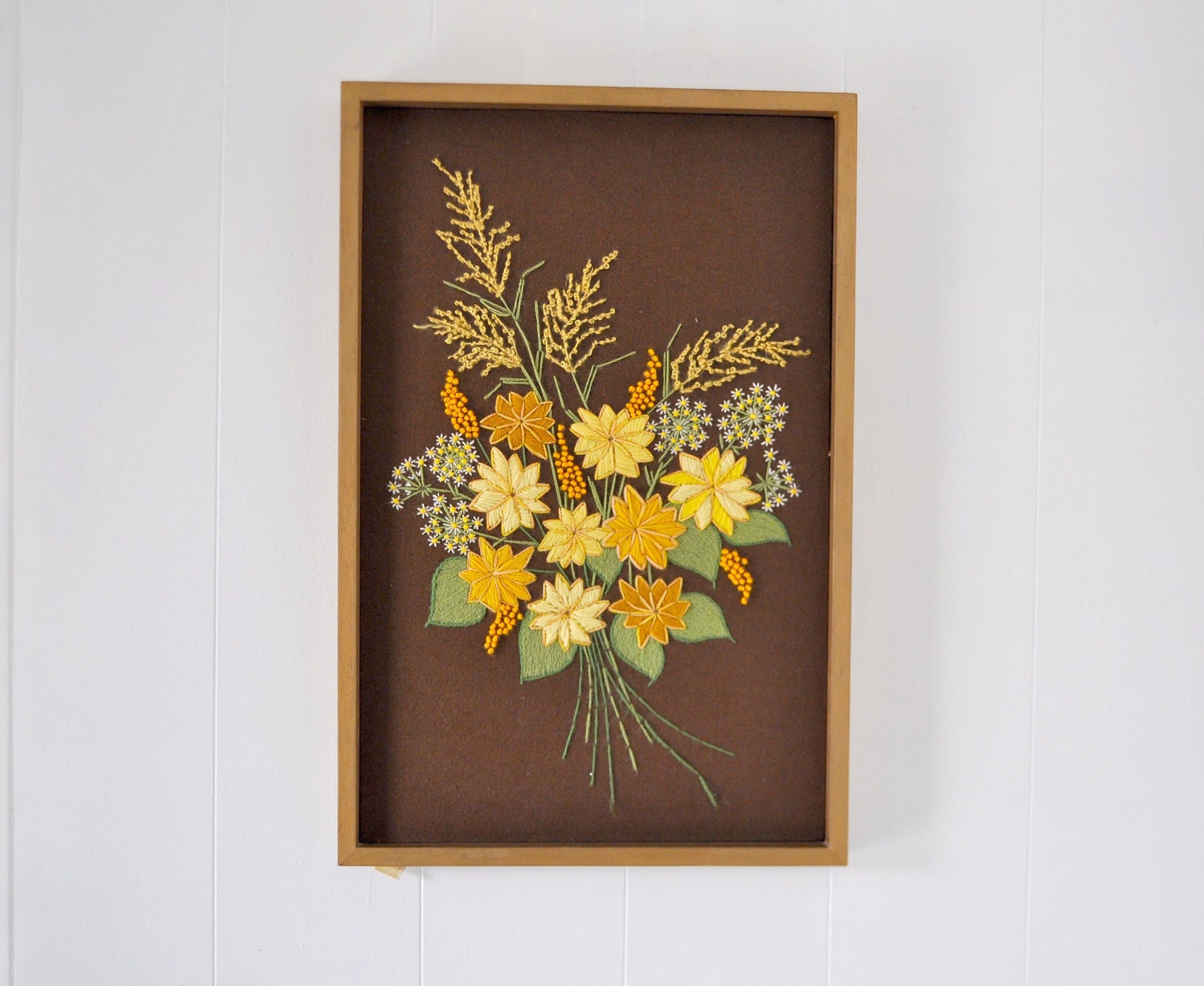 Large Crewel Embroidery