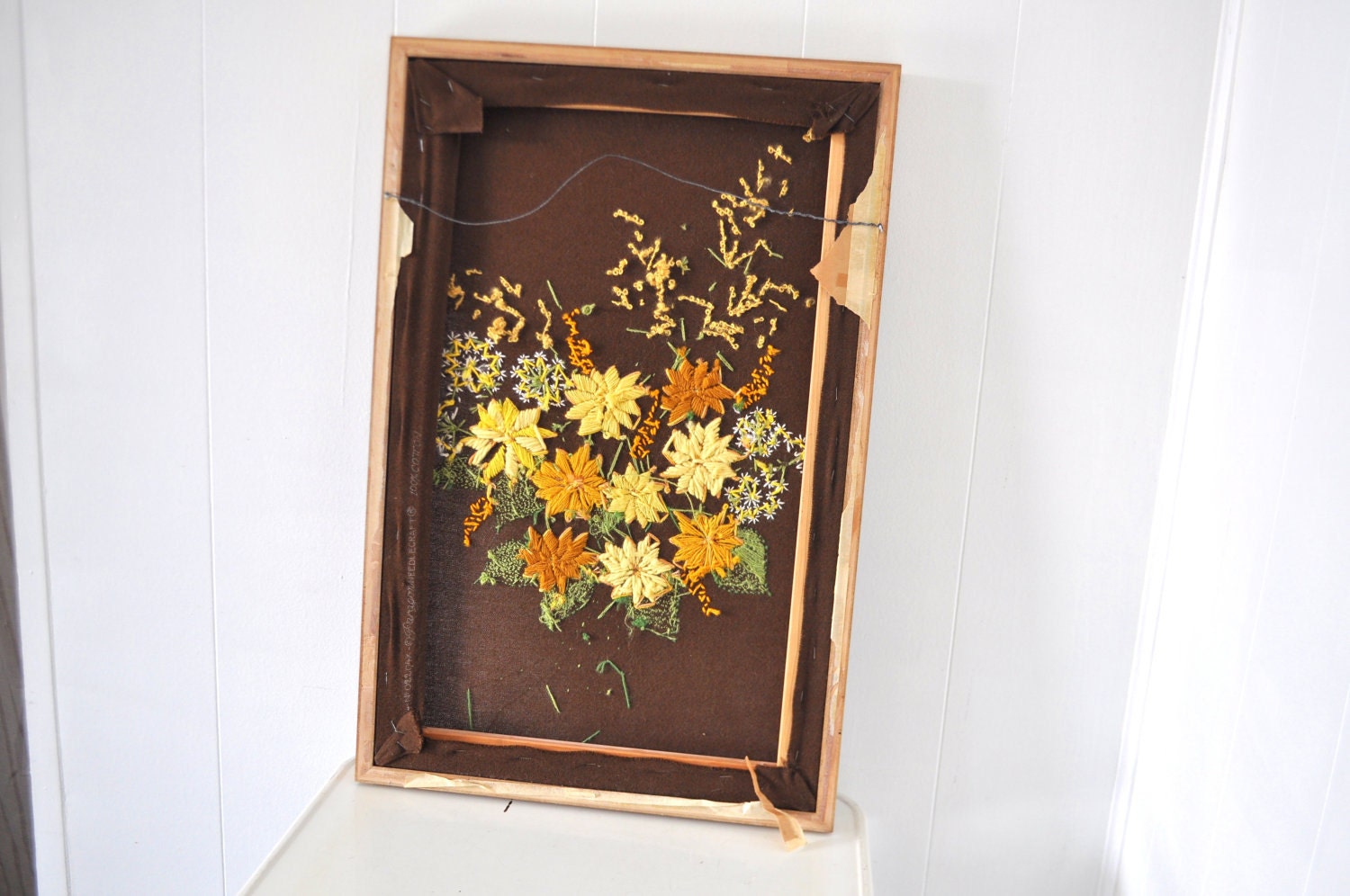 Large Crewel Embroidery