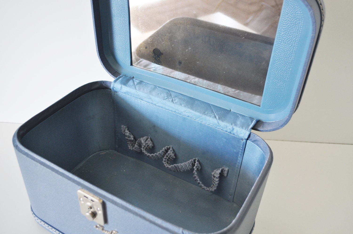 Blue Travel Smart Train Case