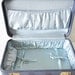 Mid Century Navy Blue Suitcase