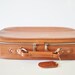 Caramel Colored Vinyl Suitcase