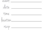 Chevron Stripe "You're Invited" Invitations