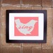 Sing Bird Silhouette Print - 8x10 Printable Art