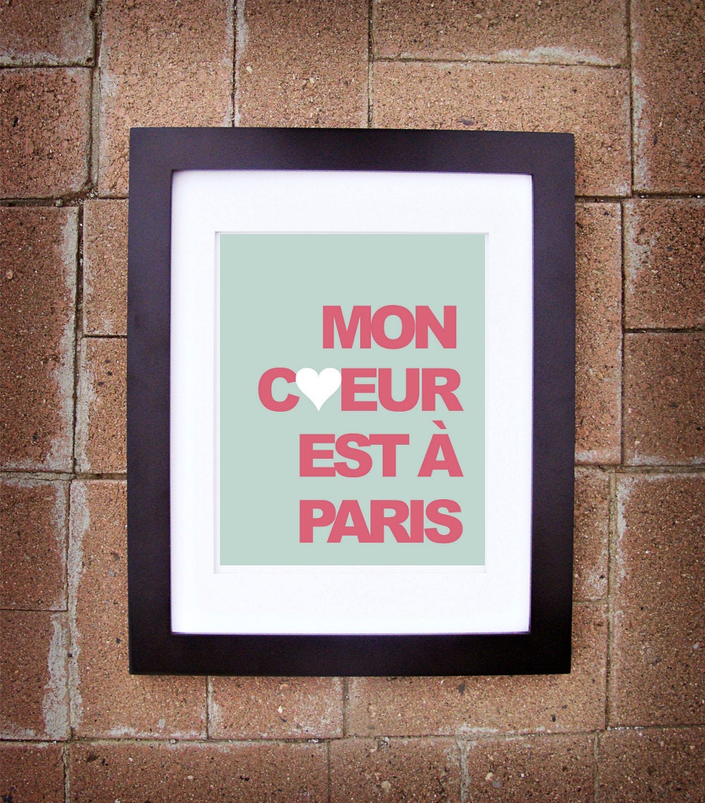 French Phrases Set - Choose One - 8x10 Printable Art