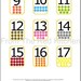 Number Flashcards (0-20) with math symbols PDF