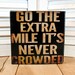 Inspirational Canvas Block Go the Extra Mile - 5x5