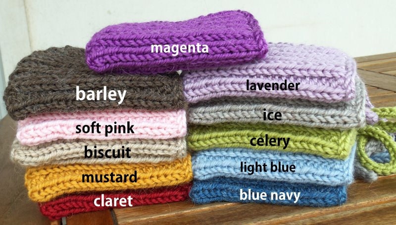 Newborn Barley Brown Photo Prop Bonnet hat- Winter Baby Hat- Twins Knit Hats- Many color choices