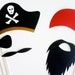 Photo Booth Props - 11 Piece Pirates Paradise Kit
