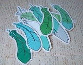 Feather Sticker Pack - Green