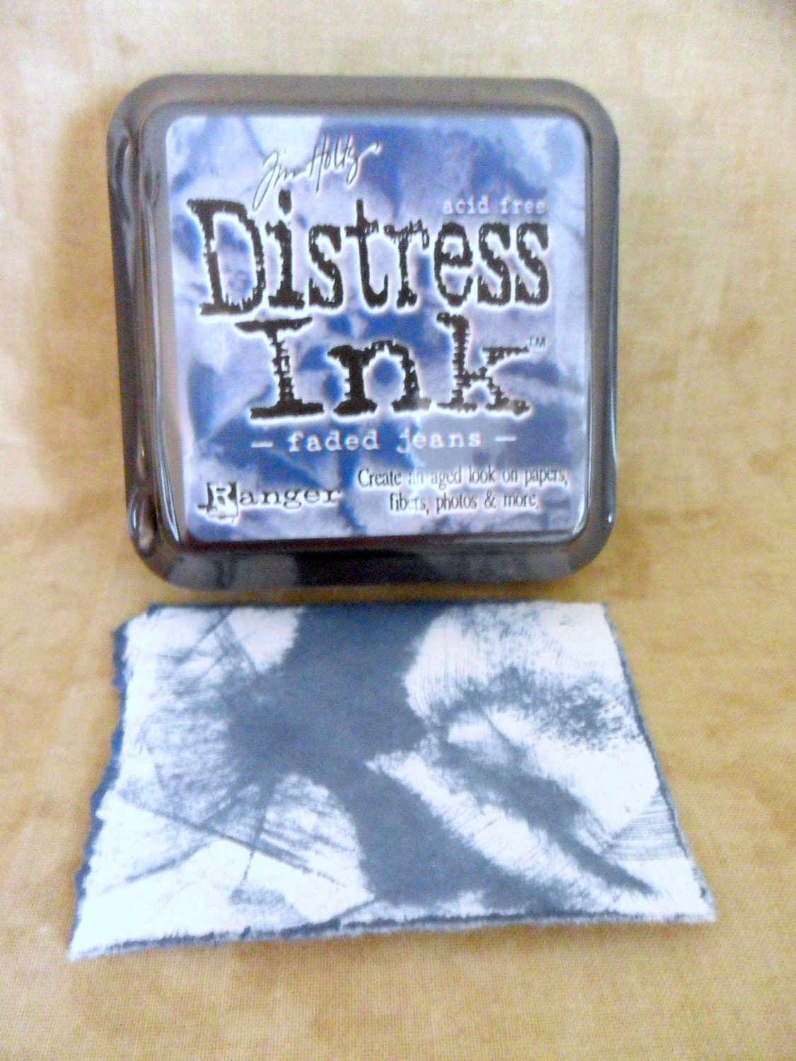 Tim Holtz Faded Jeans Blue Distress Ink Stamp Pad by Ranger-SALE