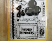 Birthday Clear Stamps by American Crafts-SALE
