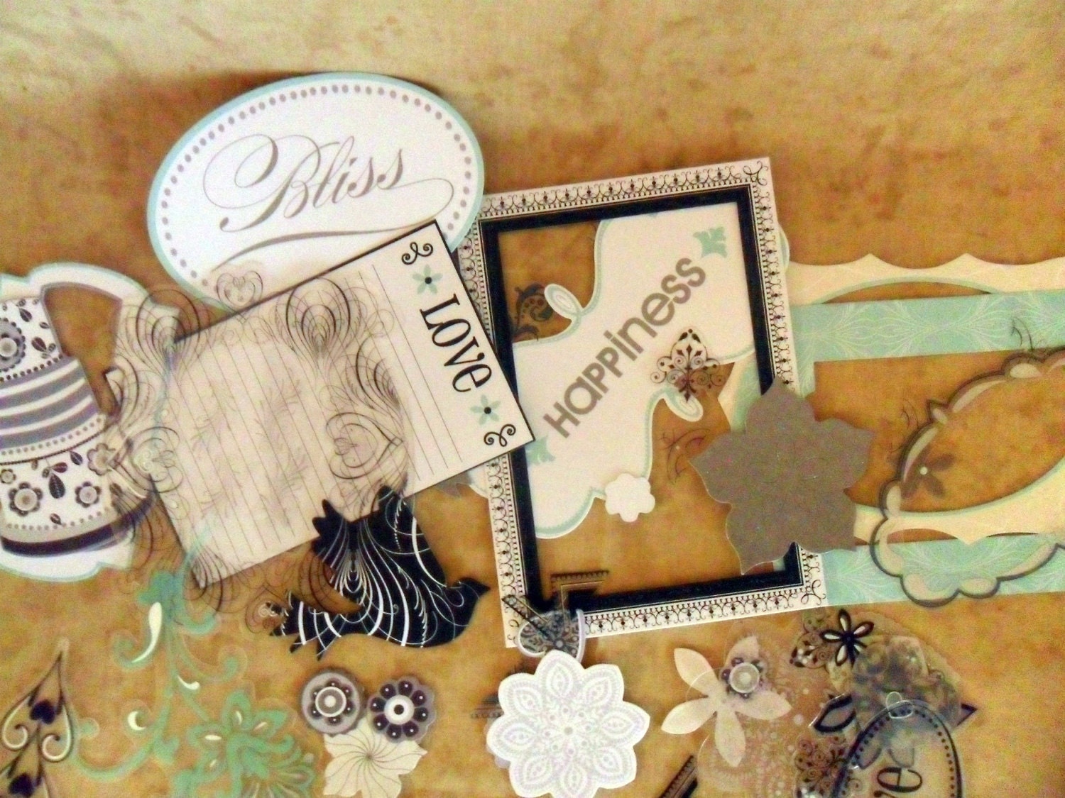 Elegance Die Cut Cardstock and Acetate by K and Company-SALE