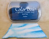 Colorbox Harbor Blue Pigment Ink Stamp Pad-FREE SHIPPING