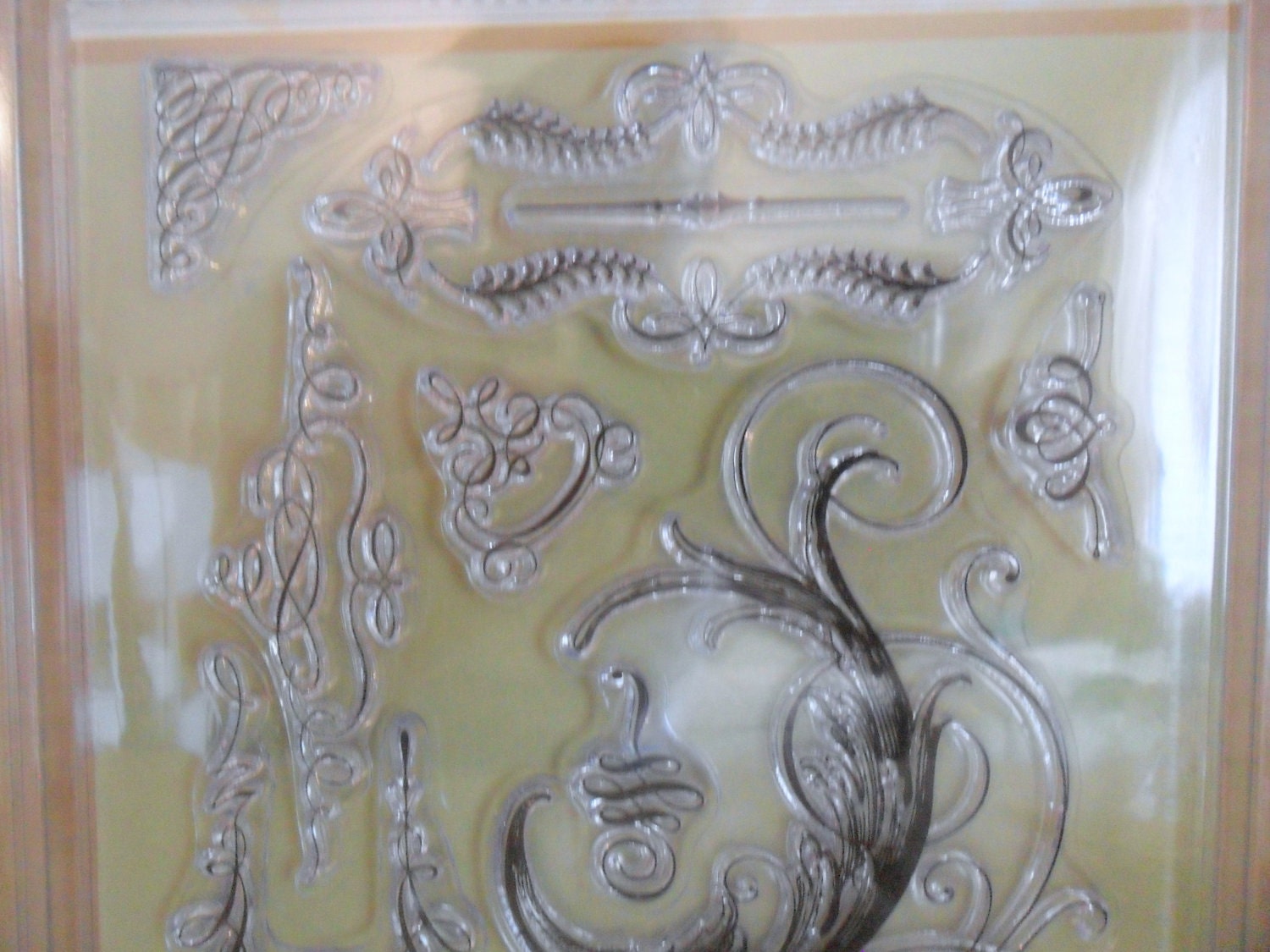 Flourish Clear Stamps by Anna Griffin-FREE SHIPPING