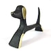 Vintage Walter Bosse Modernist Austrian 1960s Brass Dog Figurine or Knife Rest