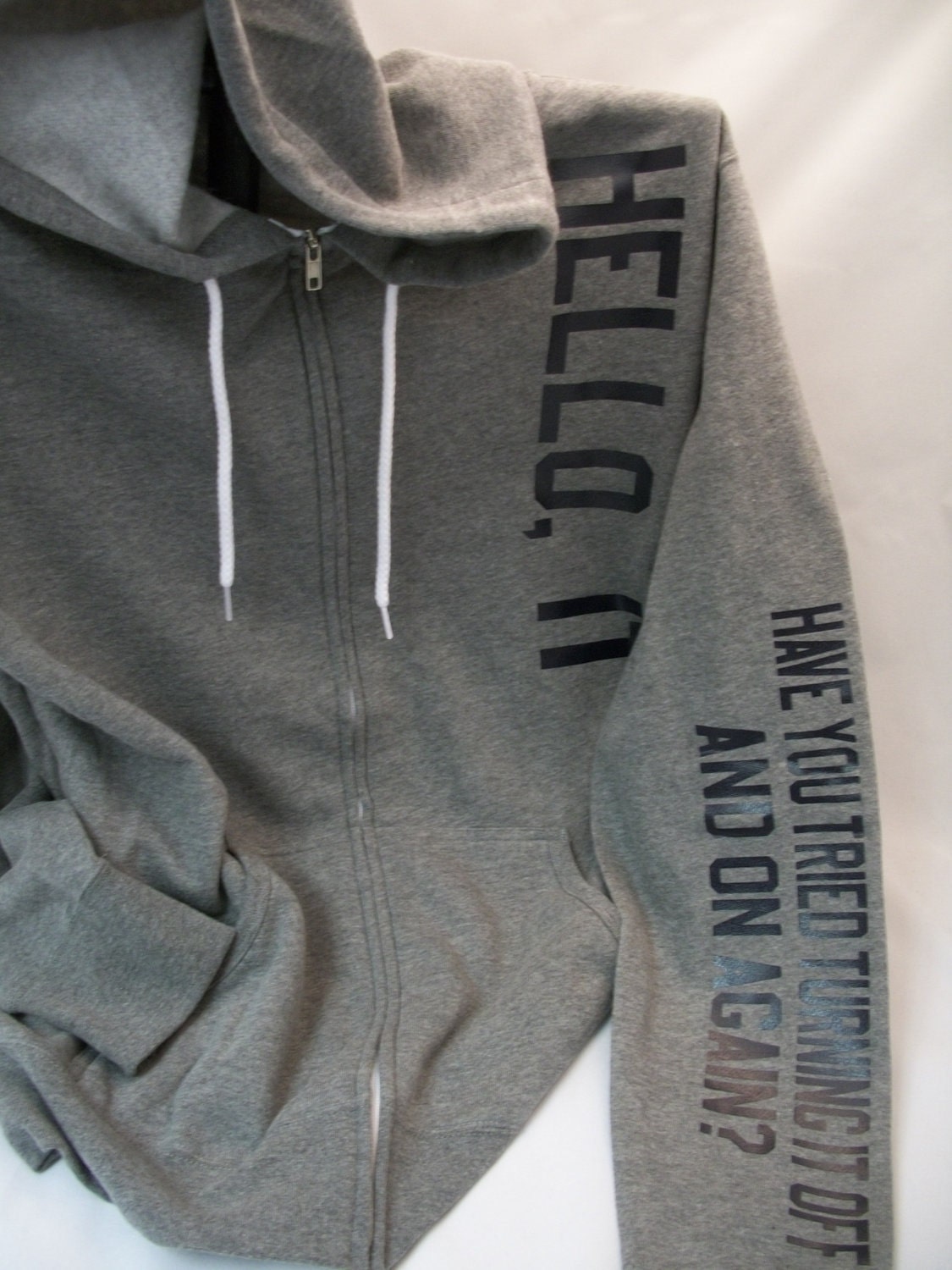 IT Hoodie Have You Tried Turning It Off And On Again