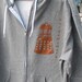 EXTERMINATE XS Gray Hoodie