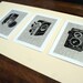 Camera Art Print - Vintage Industrial Silver - Hand Printed - 5X7