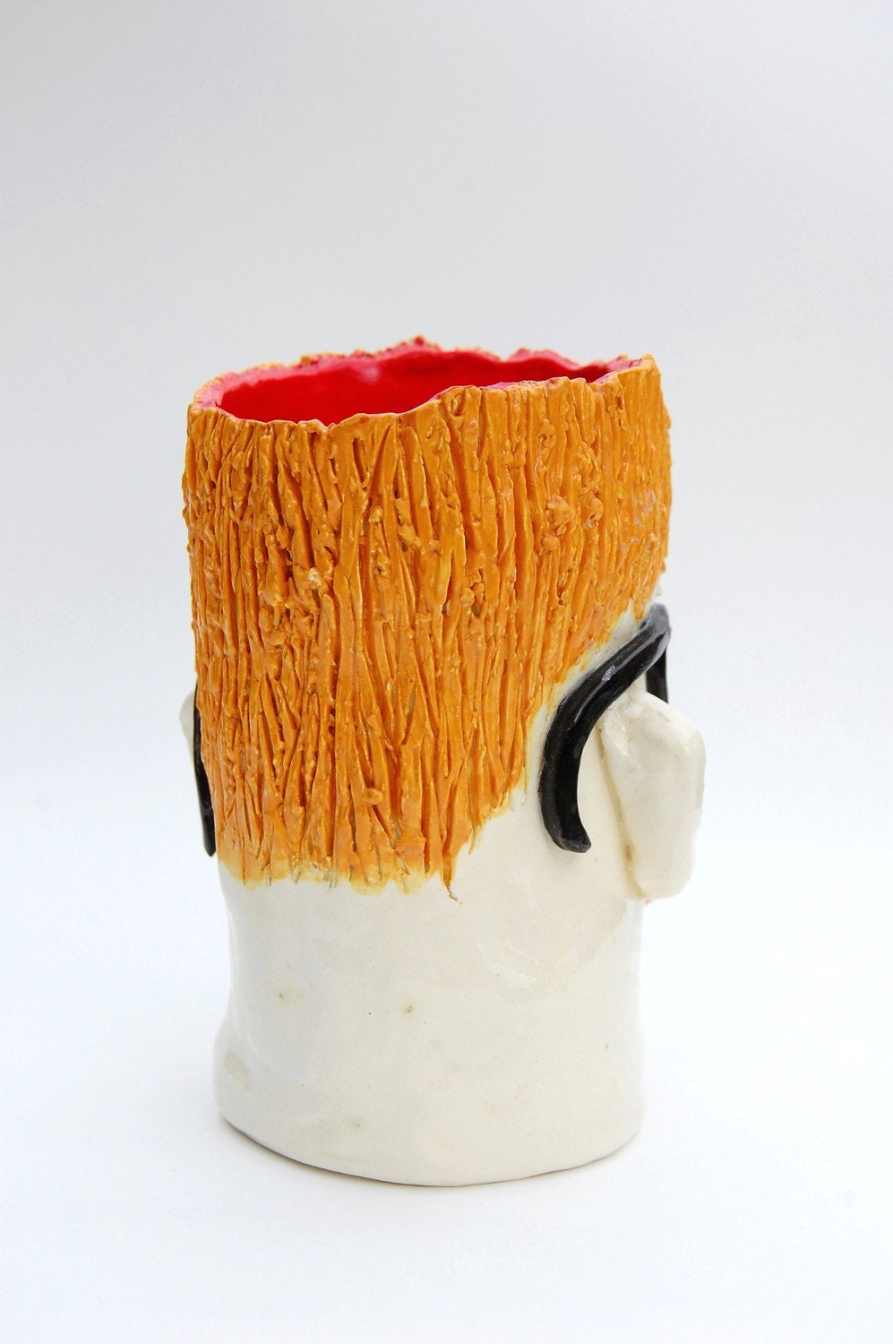 Ceramic Head Container - Mr. Mike Mustache
