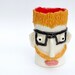 Ceramic Head Container - Mr. Mike Mustache