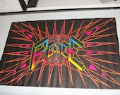 Blacklight "Peace Explosion" 1971 Original  Vintage  Poster
