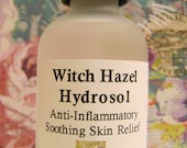 Organic Witch Hazel Hydrosol - Versatile Skin Toner - Special to Sensitive, Cracked & Dry Skin, 2 oz./60 ml.
