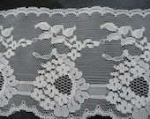 2 yard WHITE VINTAGE  LACE   -