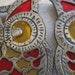 Stained Glass Owl Trivet - Vintage Yellow and Red Owl Trivet