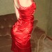 Vintage Wiggle DRESS/Merry Christmas Santa Clause/ Marilyn Monroe/ Lady In Red/ Cocktail Dress Ladies COUTURE/Perfect Holiday Dress