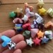 Grab Bag of Origami Hearts and Stars, set of 24.  Party Favor, Sample Bag, Assorted Paper Designs, Party Supplies, Bargain Priced.