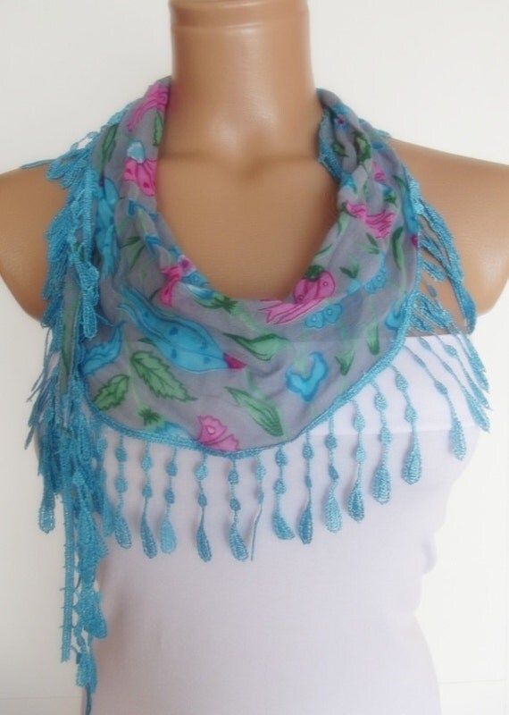 2012 summer fashion cotton scarf new design turquoise pink blue green