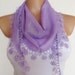 2012 summer fashion cotton scarf new design lilac lavender