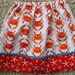 Michael Miller Red Crab Walk Skirt ( 18 mos, 2T. 3T. 4T, 5, 6, 7)