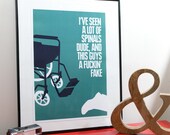 The Big Lebowski A3 Art Print MATURE (Spinal)