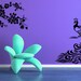 Interior Desing, Decorative Peacock with Feather Flourishes and Blossoming Branch - Vinyl Decal, Wall Art, Sticker - Nursery, Bedroom