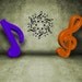 Treble Clef - Eighth Note Medallion  - Decal, Vinyl, Sticker, Music, Home, School, Bedroom Decor