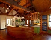 Custom Kitchen and Library