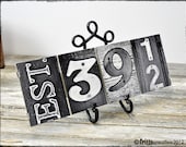 Wedding Anniversary Gift  Framed Dates - 4 date photos Alphabet Photography, frame the date