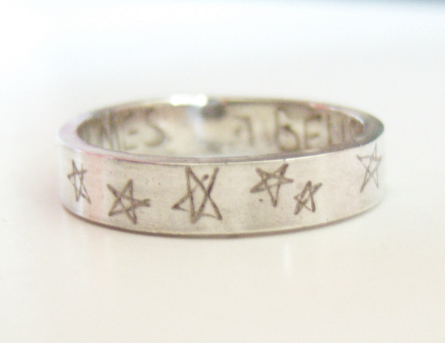 I believe in Sherlock Holmes Sherlock silver ring