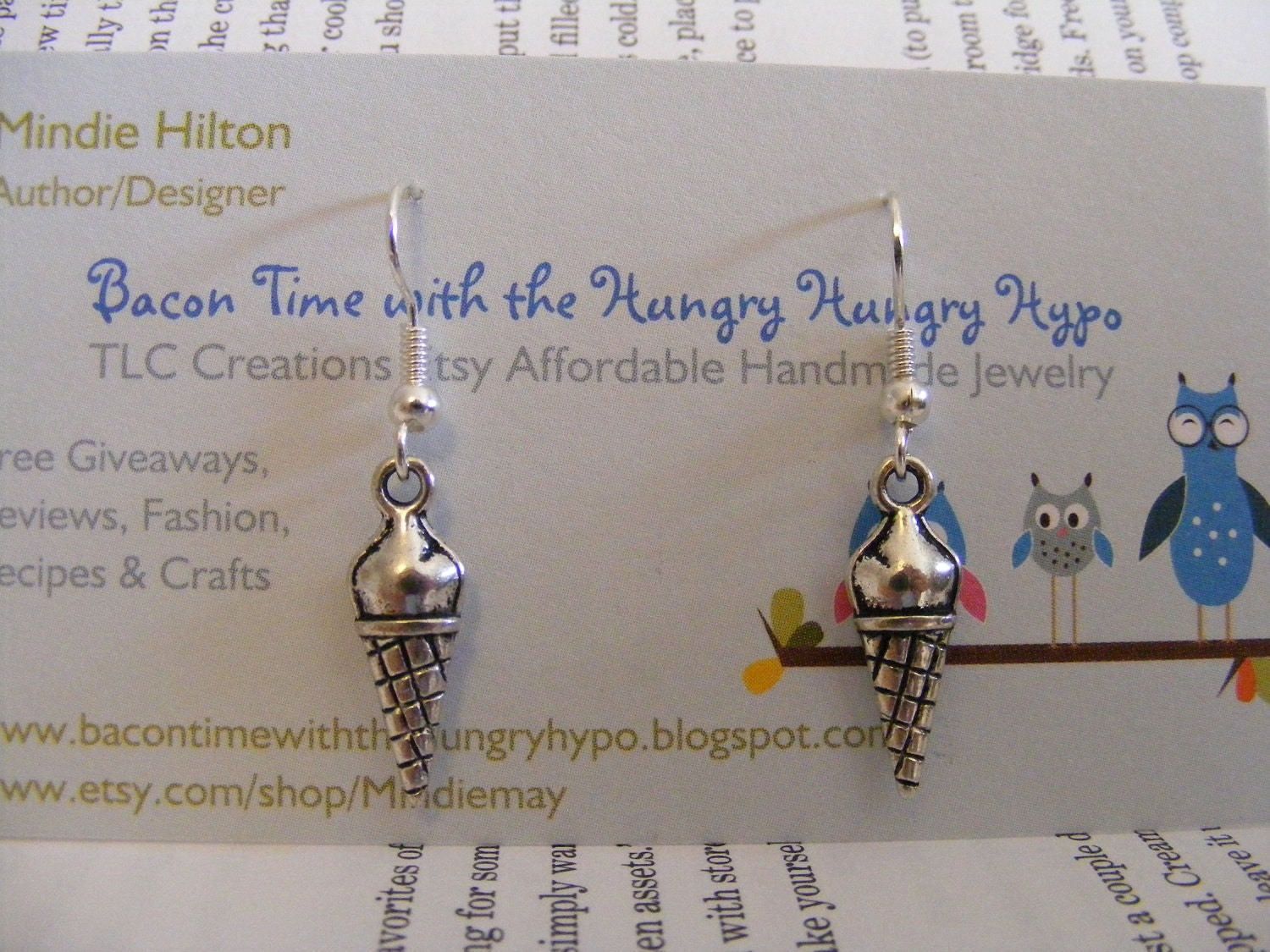 Earrings I Scream You Scream We All Scream For Ice Cream