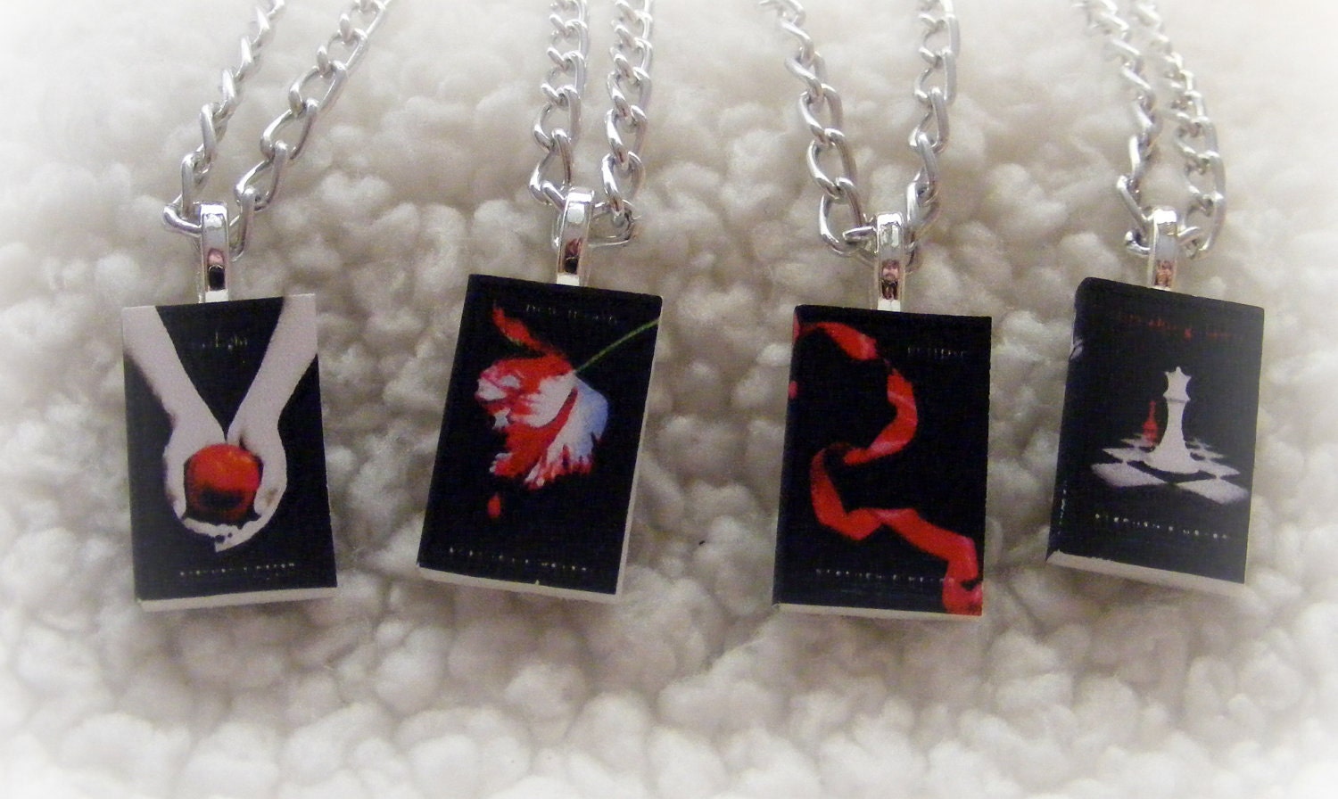 Twilight Series Miniature Book Necklace
