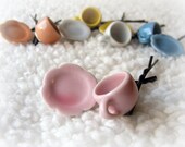 Bobby Pins Tea Cups and Plates (Your choice of color)