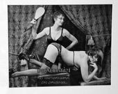 Staged Spanking, MATURE AUDIENCE, silver gelatin print