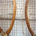 Vintage Badminton Racquets Wooden Set of 5, Shuttlecocks in Can 3