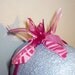 Pink Tiger- or Zebra-Striped Ribbon Hairband