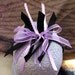 Purple and Black Ribbon Hairband